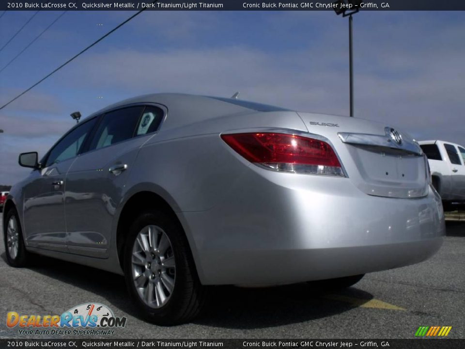 2010 Buick LaCrosse CX Quicksilver Metallic / Dark Titanium/Light Titanium Photo #6