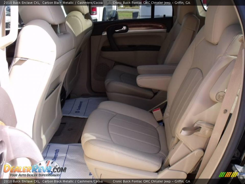 2010 Buick Enclave CXL Carbon Black Metallic / Cashmere/Cocoa Photo #11