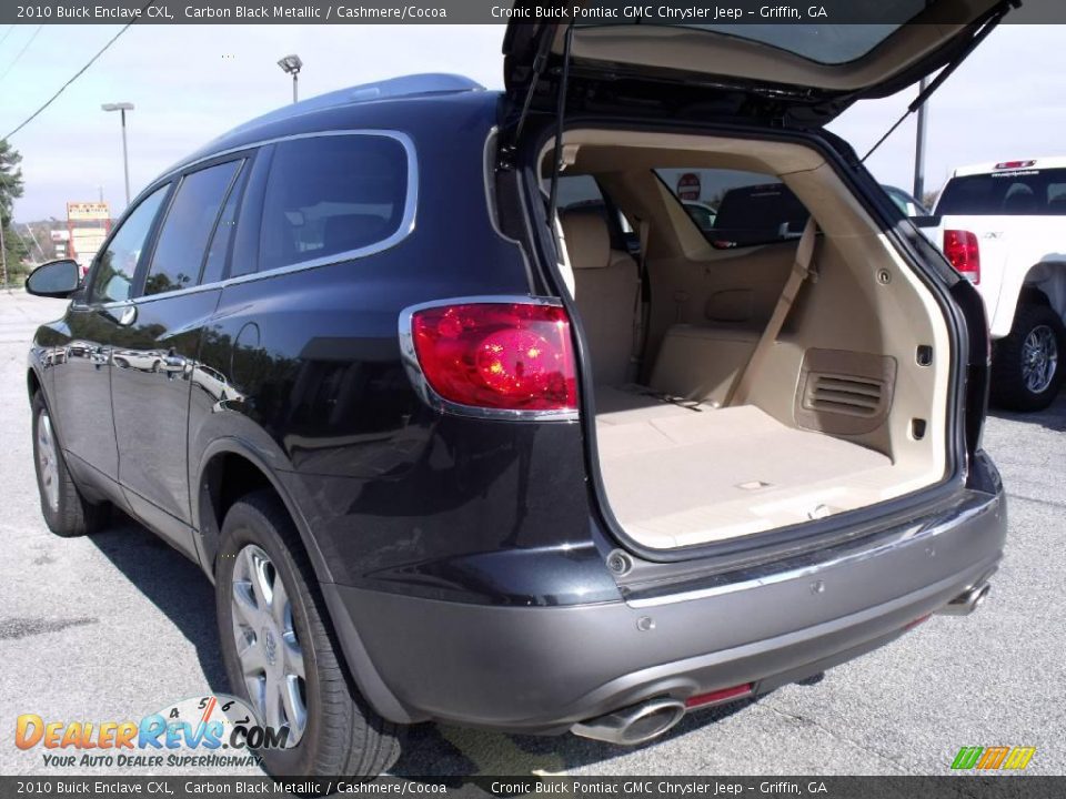 2010 Buick Enclave CXL Carbon Black Metallic / Cashmere/Cocoa Photo #12