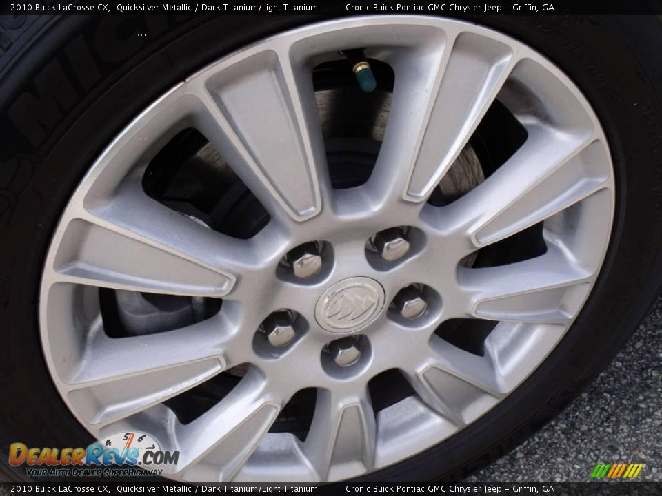 2010 Buick LaCrosse CX Quicksilver Metallic / Dark Titanium/Light Titanium Photo #9