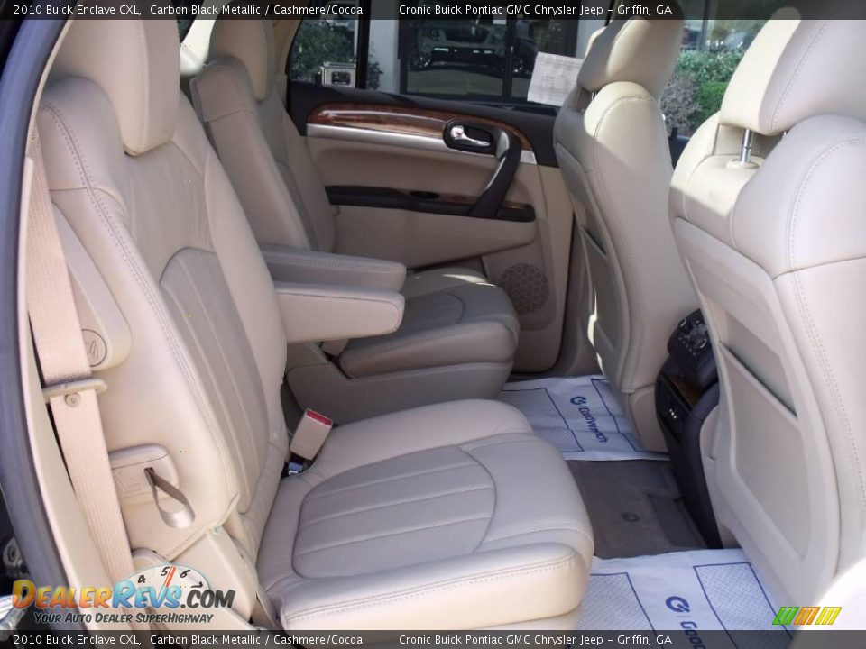 2010 Buick Enclave CXL Carbon Black Metallic / Cashmere/Cocoa Photo #13