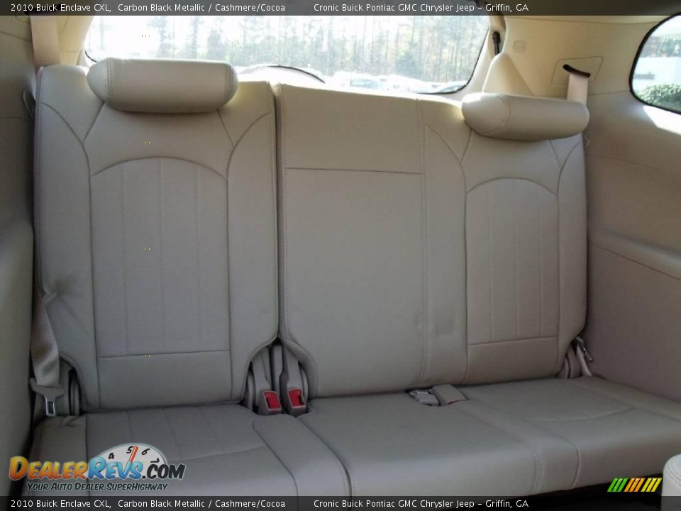 2010 Buick Enclave CXL Carbon Black Metallic / Cashmere/Cocoa Photo #14