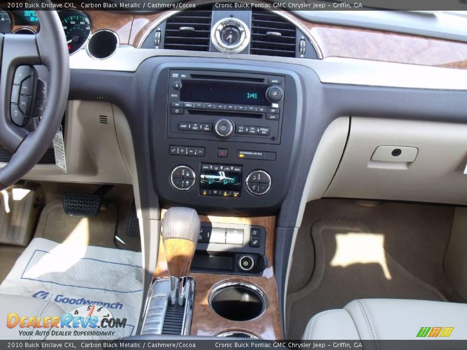 2010 Buick Enclave CXL Carbon Black Metallic / Cashmere/Cocoa Photo #15