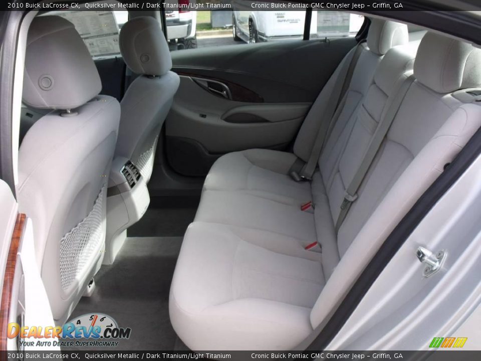 2010 Buick LaCrosse CX Quicksilver Metallic / Dark Titanium/Light Titanium Photo #11
