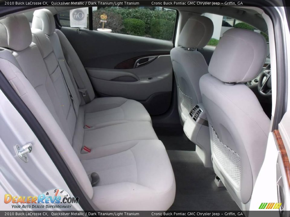 2010 Buick LaCrosse CX Quicksilver Metallic / Dark Titanium/Light Titanium Photo #12