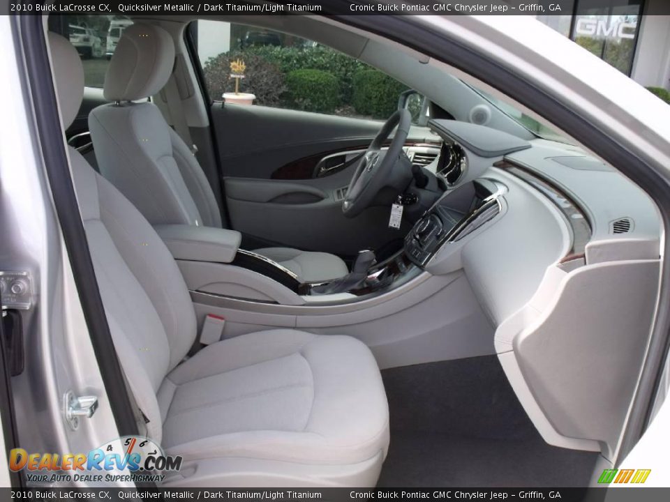 2010 Buick LaCrosse CX Quicksilver Metallic / Dark Titanium/Light Titanium Photo #13