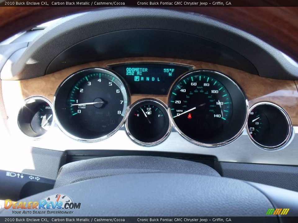 2010 Buick Enclave CXL Carbon Black Metallic / Cashmere/Cocoa Photo #19