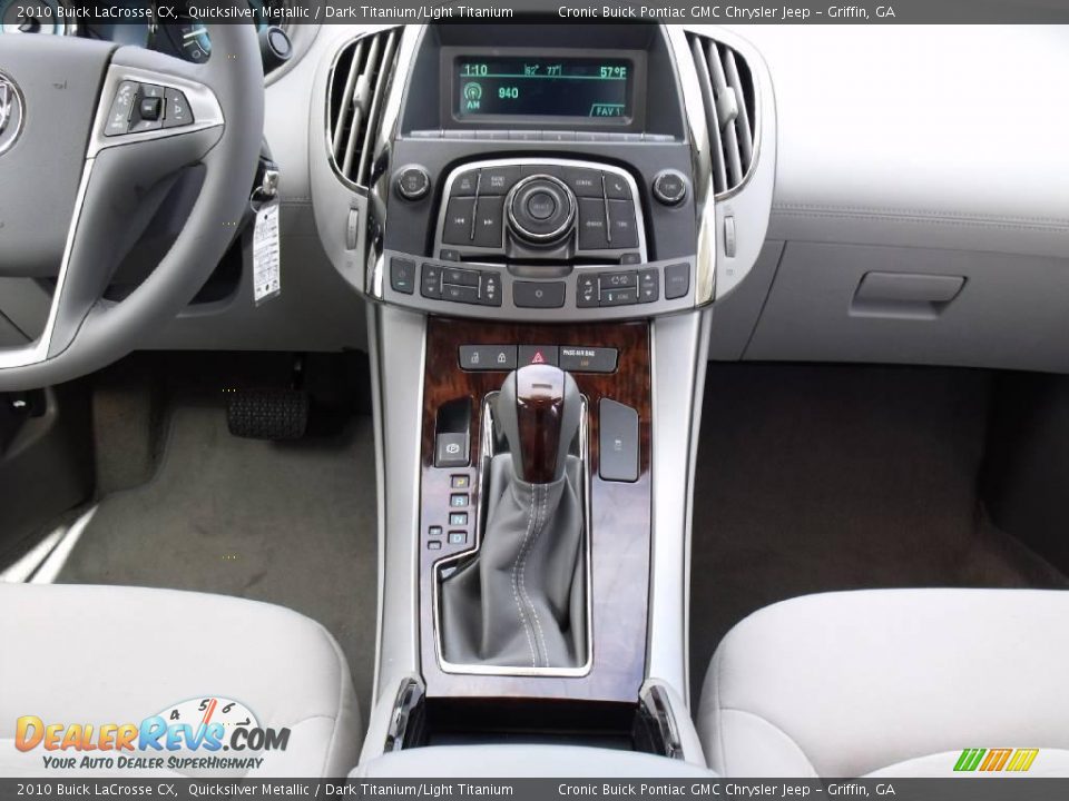 2010 Buick LaCrosse CX Quicksilver Metallic / Dark Titanium/Light Titanium Photo #14