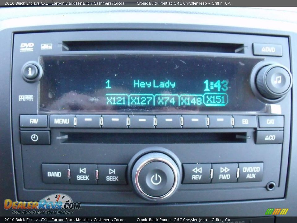 2010 Buick Enclave CXL Carbon Black Metallic / Cashmere/Cocoa Photo #20