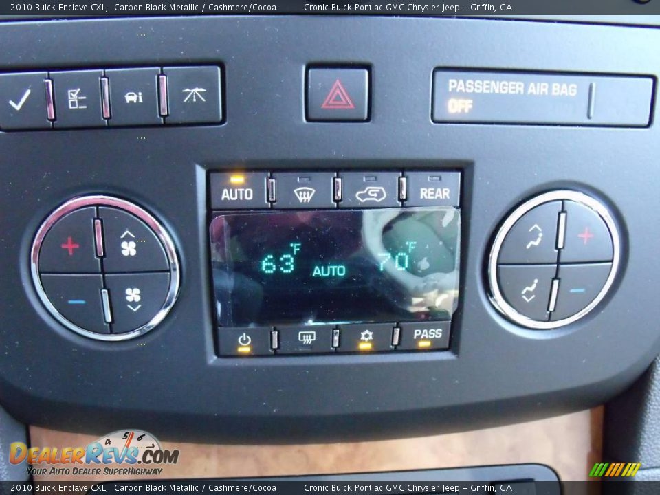 2010 Buick Enclave CXL Carbon Black Metallic / Cashmere/Cocoa Photo #21