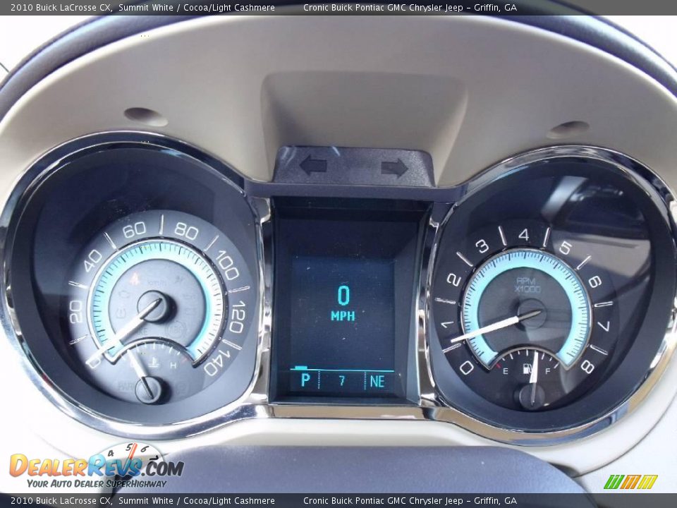 2010 Buick LaCrosse CX Summit White / Cocoa/Light Cashmere Photo #14