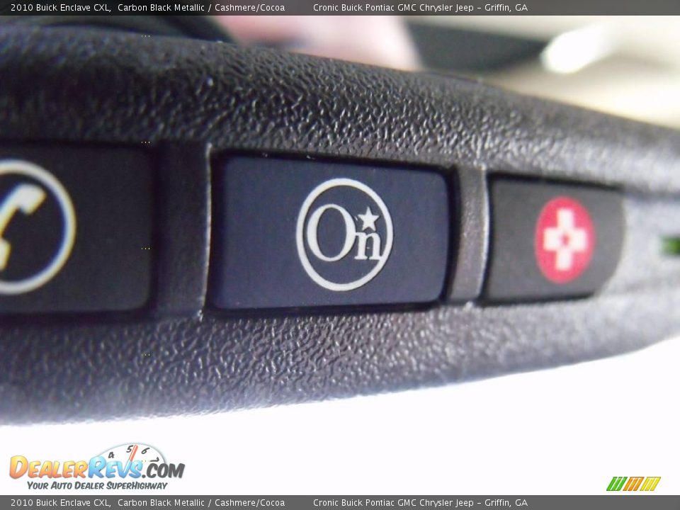 2010 Buick Enclave CXL Carbon Black Metallic / Cashmere/Cocoa Photo #23