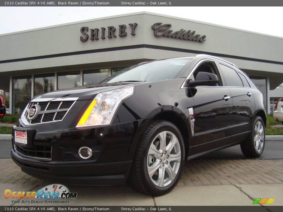 2010 Cadillac SRX 4 V6 AWD Black Raven / Ebony/Titanium Photo #1