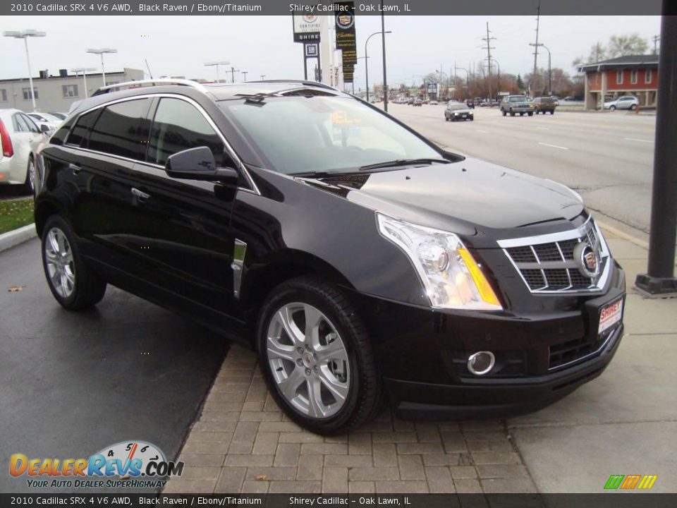 2010 Cadillac SRX 4 V6 AWD Black Raven / Ebony/Titanium Photo #3