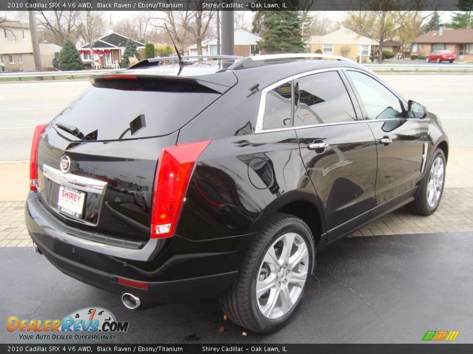 2010 Cadillac SRX 4 V6 AWD Black Raven / Ebony/Titanium Photo #4