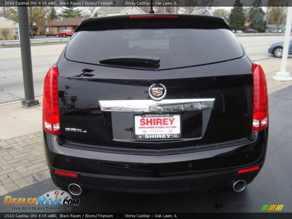 2010 Cadillac SRX 4 V6 AWD Black Raven / Ebony/Titanium Photo #5