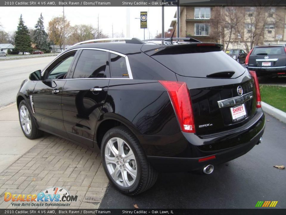 2010 Cadillac SRX 4 V6 AWD Black Raven / Ebony/Titanium Photo #6