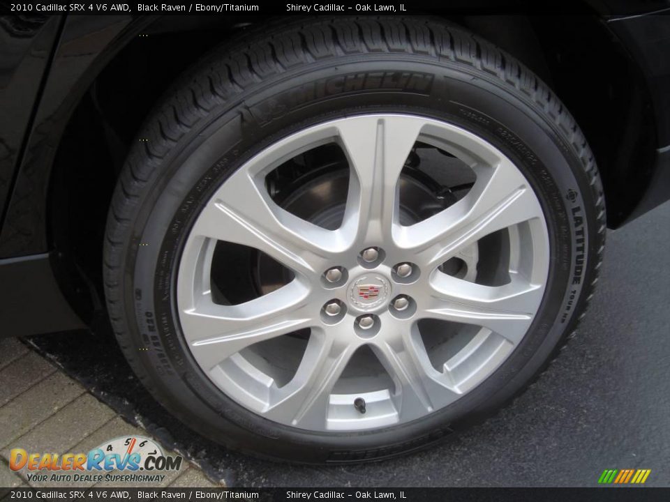 2010 Cadillac SRX 4 V6 AWD Black Raven / Ebony/Titanium Photo #8