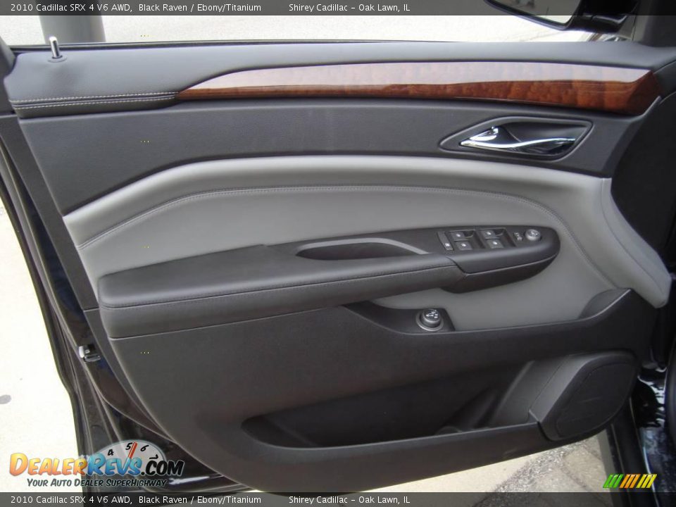 2010 Cadillac SRX 4 V6 AWD Black Raven / Ebony/Titanium Photo #11
