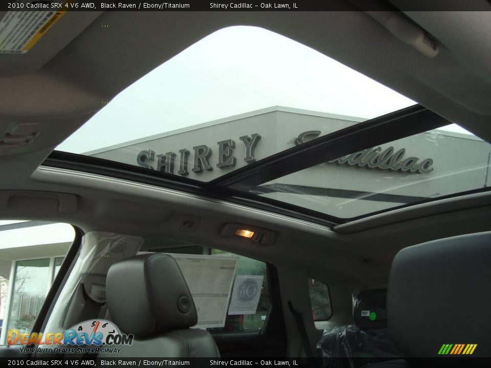 2010 Cadillac SRX 4 V6 AWD Black Raven / Ebony/Titanium Photo #12