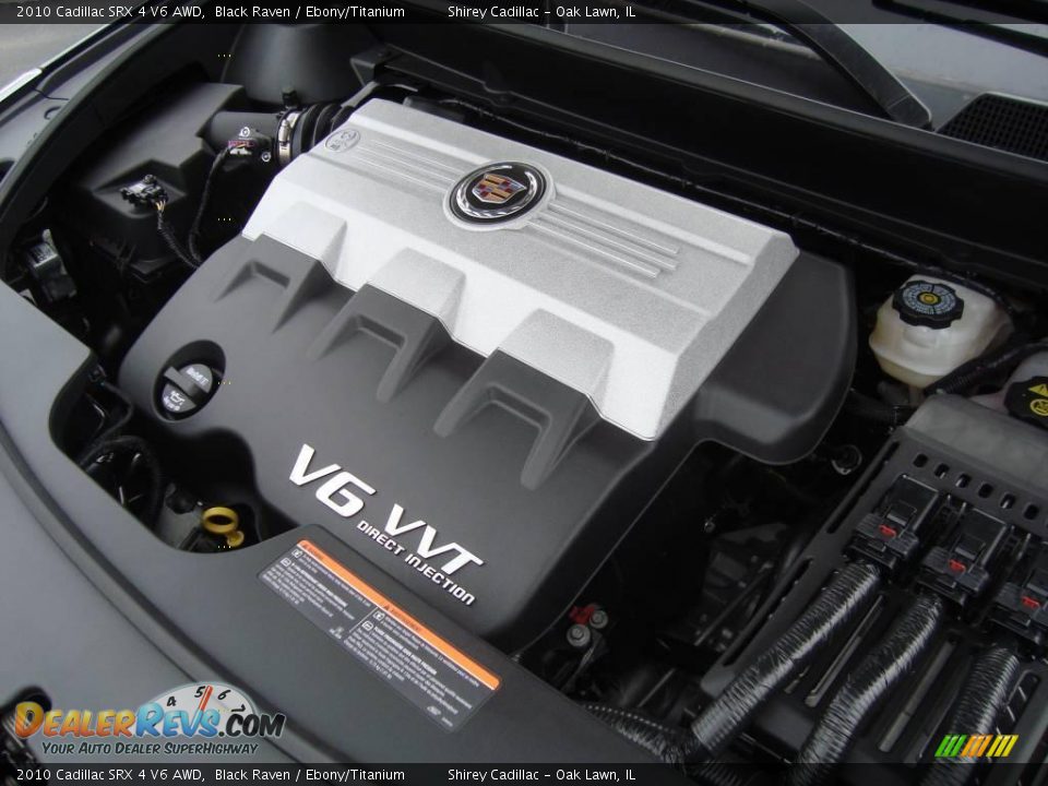 2010 Cadillac SRX 4 V6 AWD Black Raven / Ebony/Titanium Photo #16