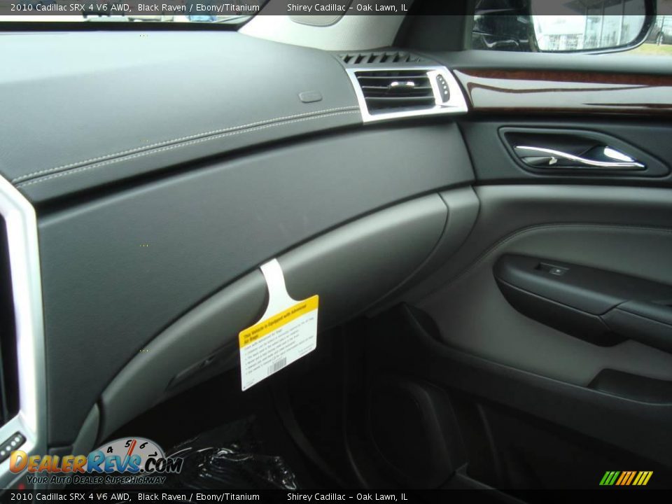 2010 Cadillac SRX 4 V6 AWD Black Raven / Ebony/Titanium Photo #22