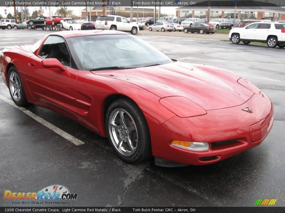1998 Chevrolet Corvette Coupe Light Carmine Red Metallic / Black Photo #1