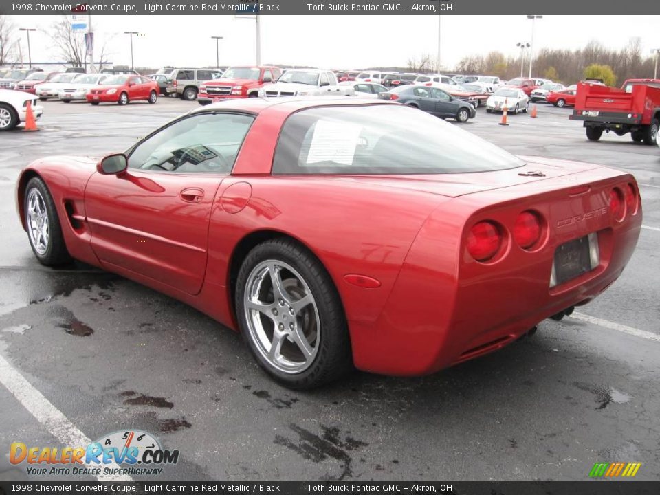 1998 Chevrolet Corvette Coupe Light Carmine Red Metallic / Black Photo #4