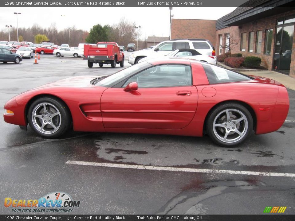 1998 Chevrolet Corvette Coupe Light Carmine Red Metallic / Black Photo #5