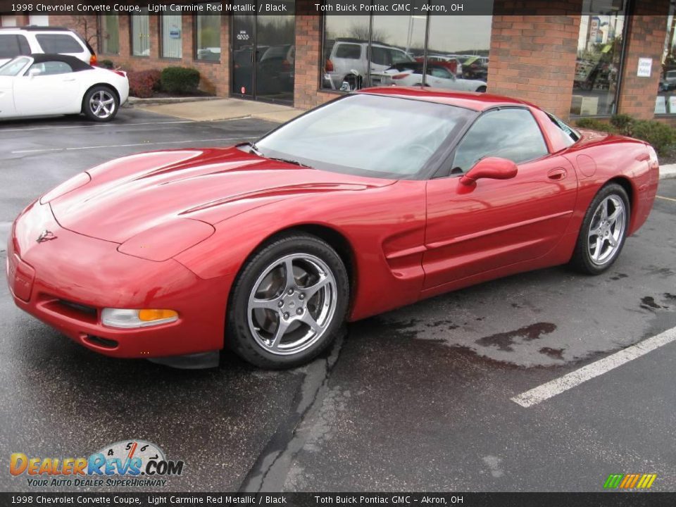 1998 Chevrolet Corvette Coupe Light Carmine Red Metallic / Black Photo #6