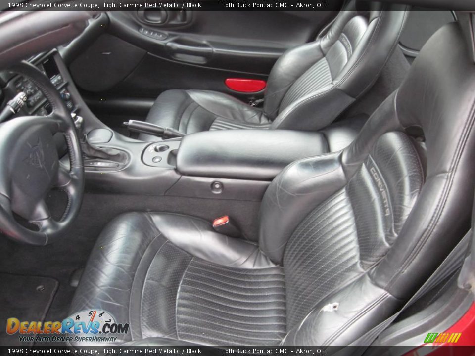 1998 Chevrolet Corvette Coupe Light Carmine Red Metallic / Black Photo #7