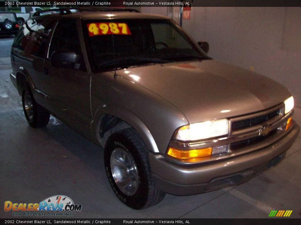 2002 Chevrolet Blazer LS Sandalwood Metallic / Graphite Photo #1