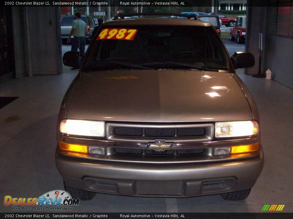 2002 Chevrolet Blazer LS Sandalwood Metallic / Graphite Photo #3