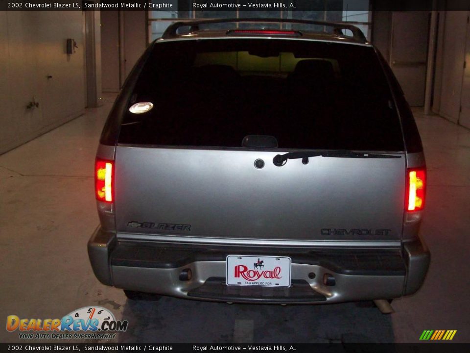 2002 Chevrolet Blazer LS Sandalwood Metallic / Graphite Photo #7