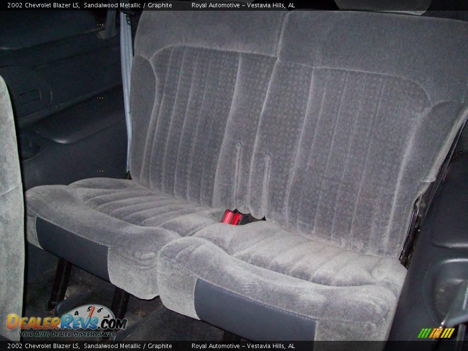 2002 Chevrolet Blazer LS Sandalwood Metallic / Graphite Photo #19