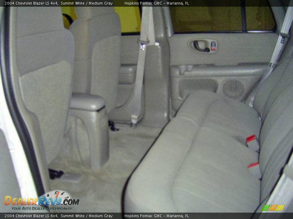 2004 Chevrolet Blazer LS 4x4 Summit White / Medium Gray Photo #36
