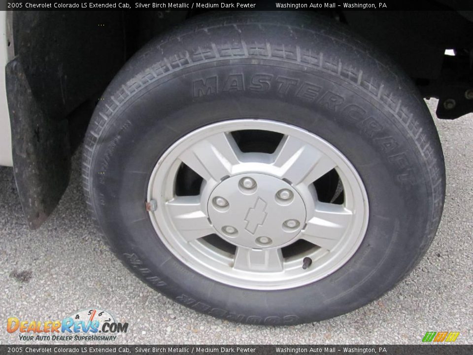 2005 Chevrolet Colorado LS Extended Cab Silver Birch Metallic / Medium Dark Pewter Photo #9