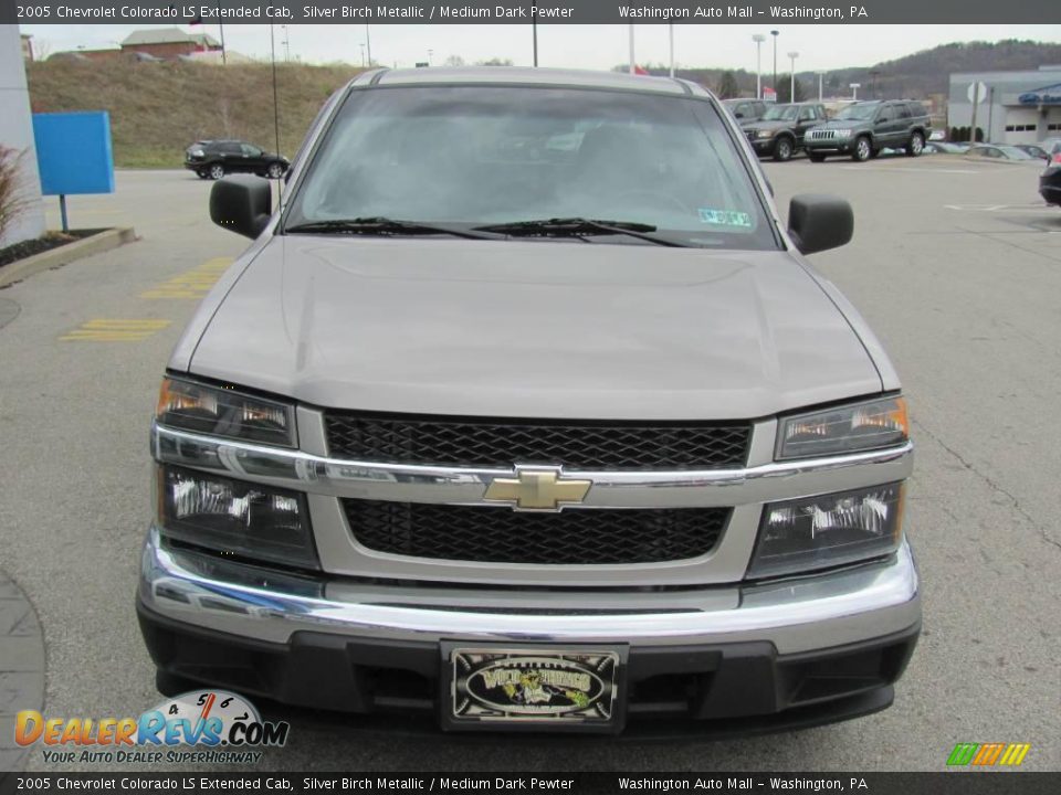 2005 Chevrolet Colorado LS Extended Cab Silver Birch Metallic / Medium Dark Pewter Photo #11