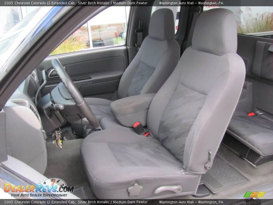 2005 Chevrolet Colorado LS Extended Cab Silver Birch Metallic / Medium Dark Pewter Photo #14
