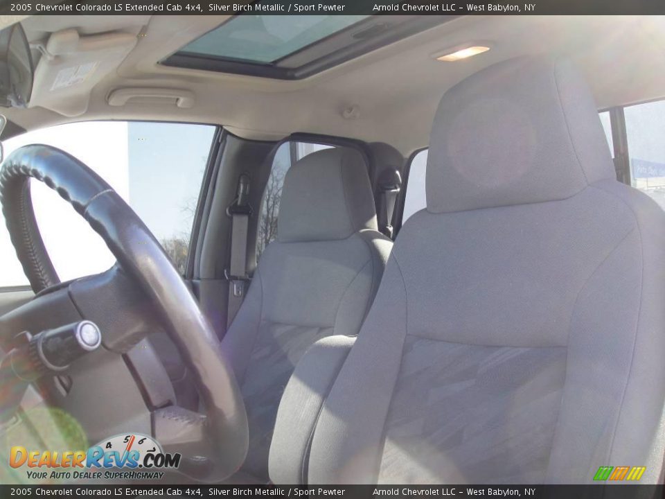 2005 Chevrolet Colorado LS Extended Cab 4x4 Silver Birch Metallic / Sport Pewter Photo #10