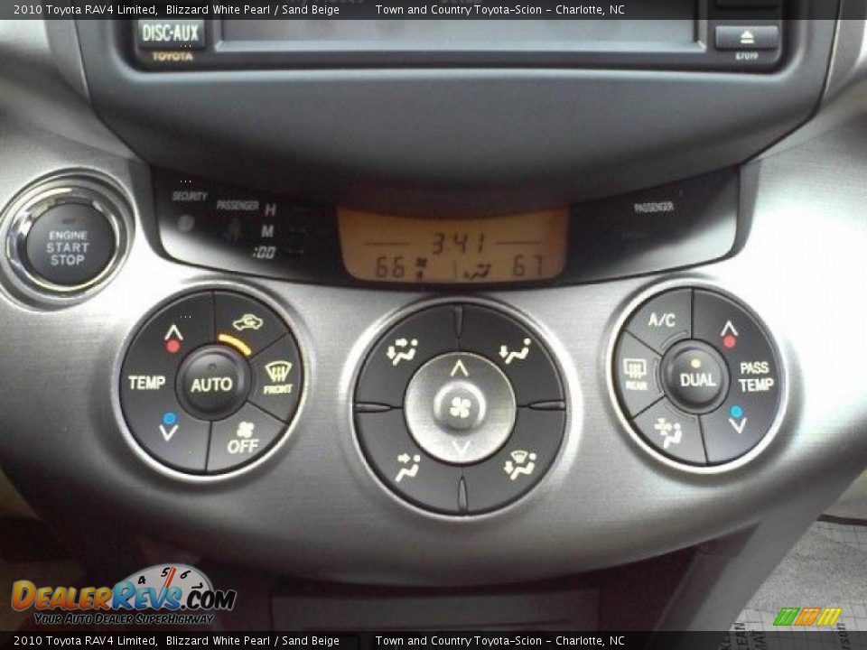 2010 Toyota RAV4 Limited Blizzard White Pearl / Sand Beige Photo #9