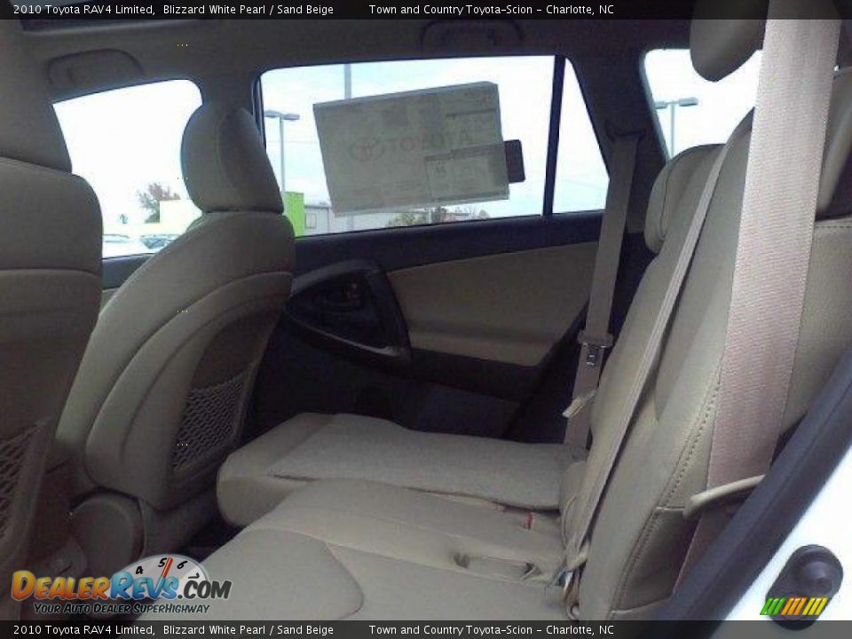 2010 Toyota RAV4 Limited Blizzard White Pearl / Sand Beige Photo #17