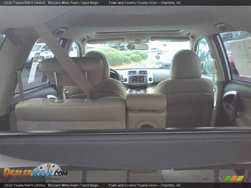 2010 Toyota RAV4 Limited Blizzard White Pearl / Sand Beige Photo #18