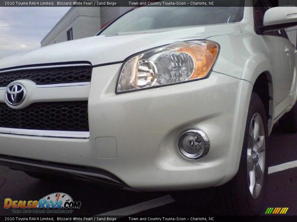 2010 Toyota RAV4 Limited Blizzard White Pearl / Sand Beige Photo #22