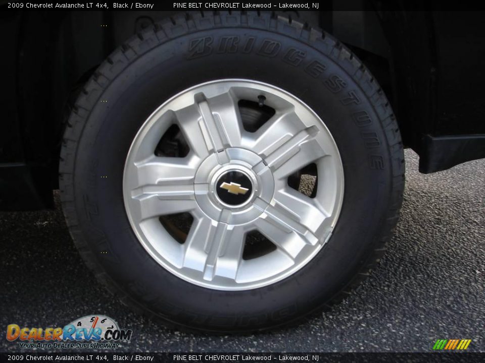 2009 Chevrolet Avalanche LT 4x4 Black / Ebony Photo #6