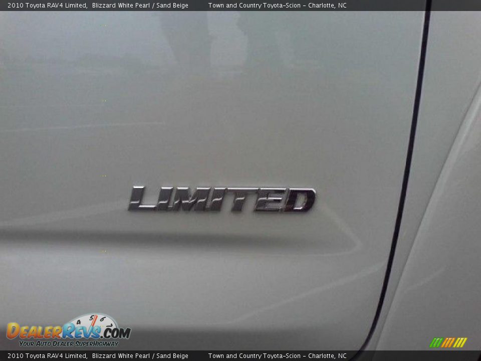 2010 Toyota RAV4 Limited Blizzard White Pearl / Sand Beige Photo #24