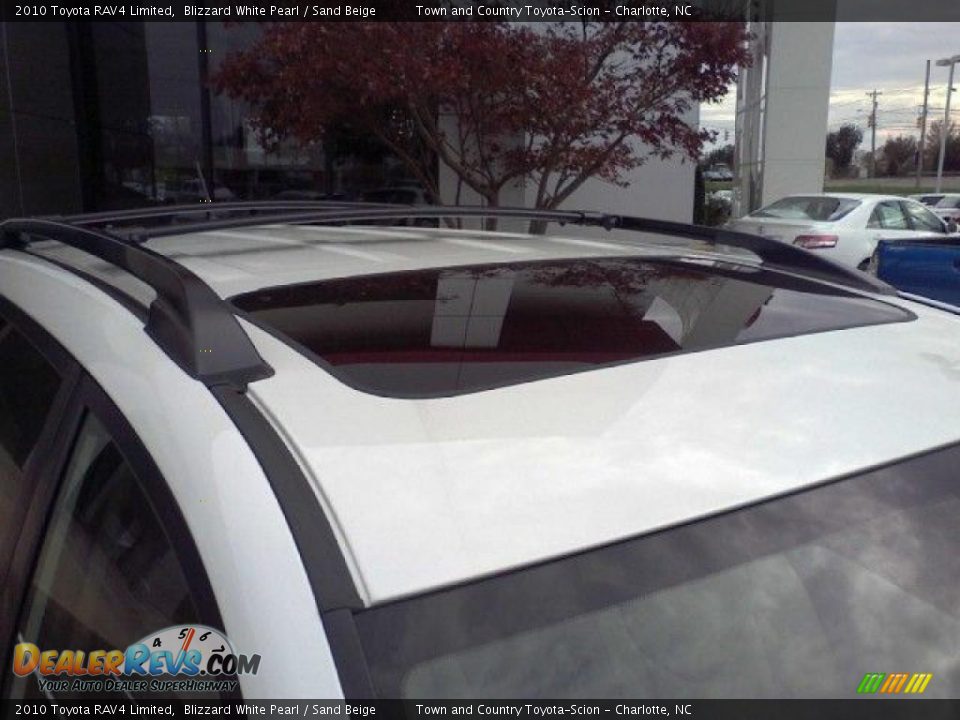 2010 Toyota RAV4 Limited Blizzard White Pearl / Sand Beige Photo #25