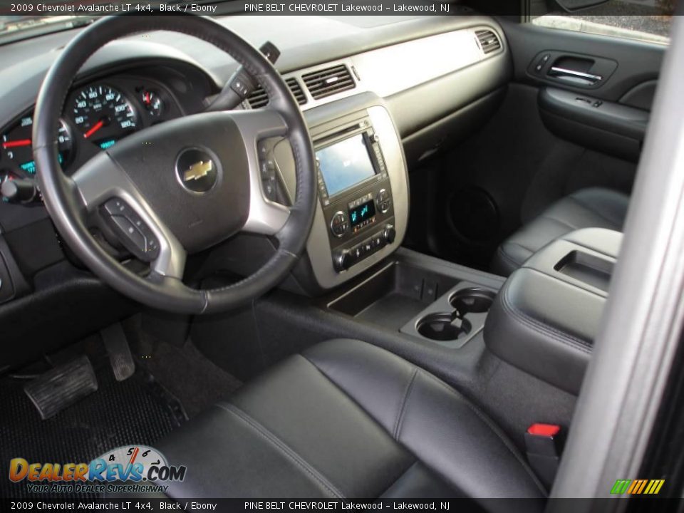 2009 Chevrolet Avalanche LT 4x4 Black / Ebony Photo #9