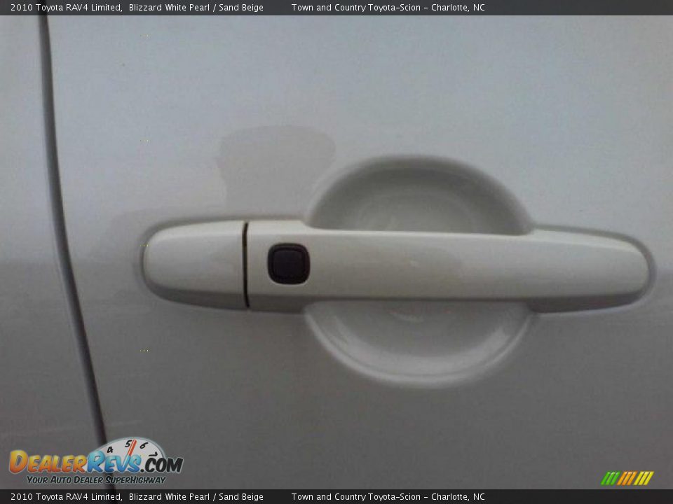 2010 Toyota RAV4 Limited Blizzard White Pearl / Sand Beige Photo #26