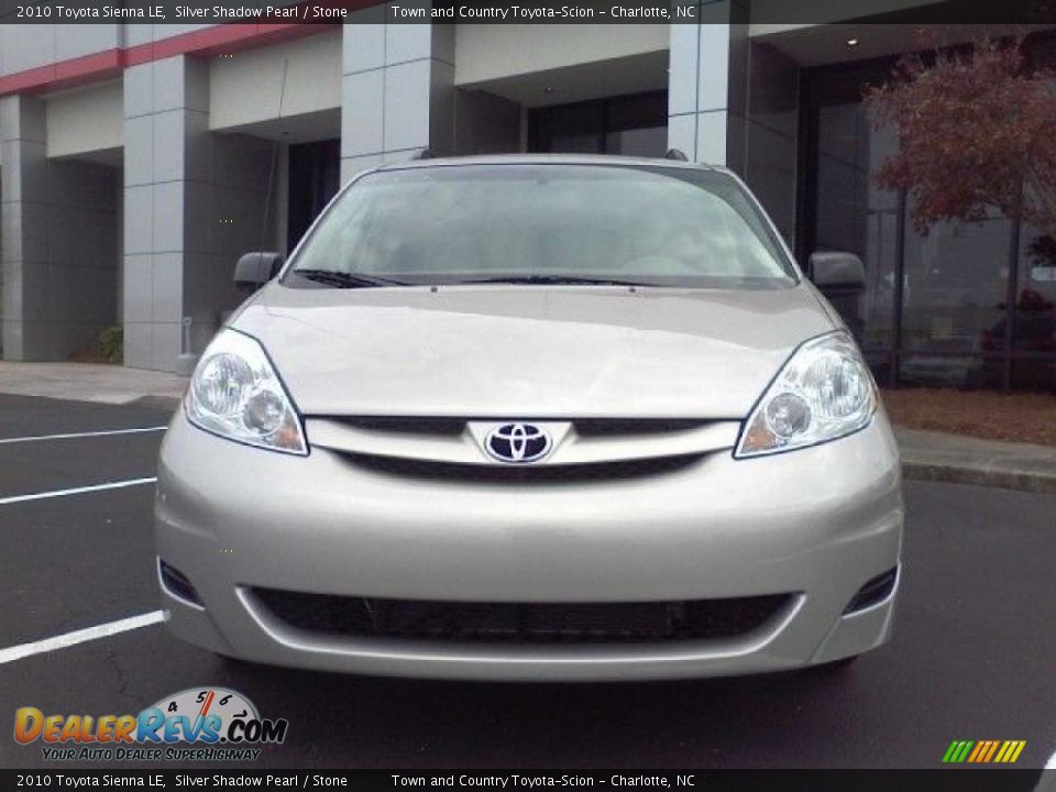 2010 Toyota Sienna LE Silver Shadow Pearl / Stone Photo #2
